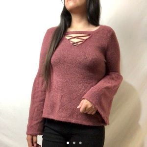 Burgundy Belle Sleeved Shirt 🔮🐙